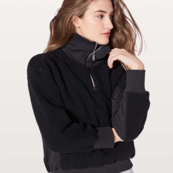 lululemon athletica Black Cowl Neck Sweater - Picture 5 of 6